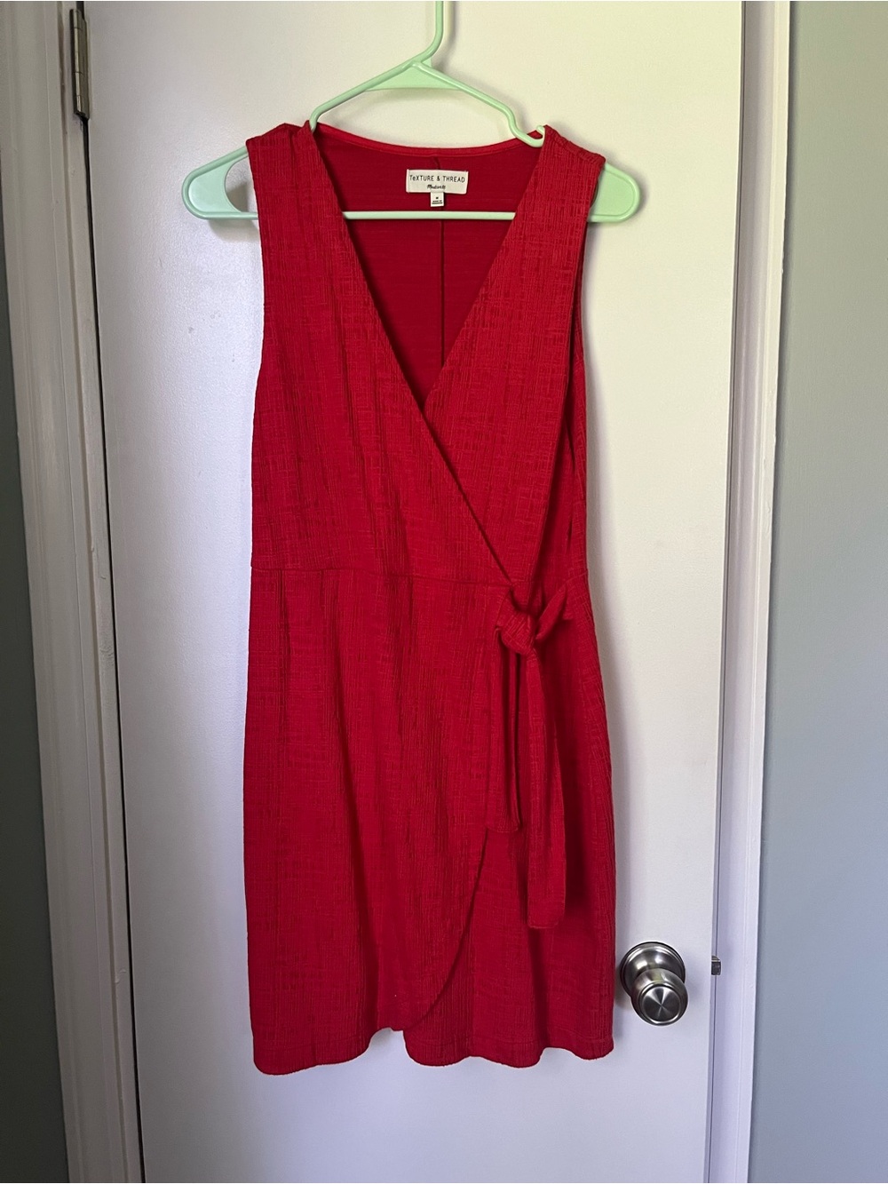 Madewell Red Wrap Dress